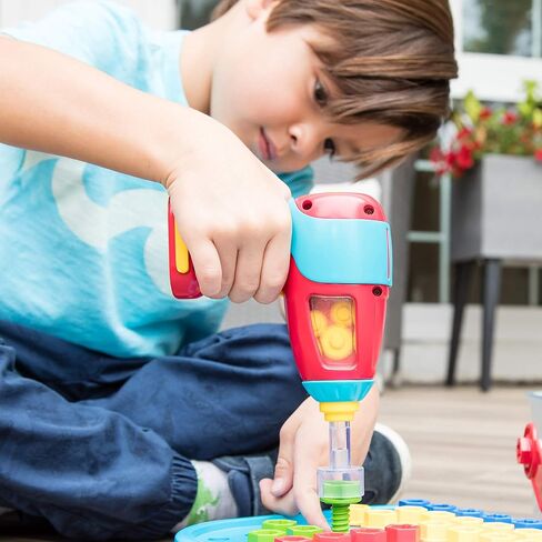 Educational Insights Design & Drill Power Drill, Compatible with Design & Drill Sets, Real Working, Kid-Friendly Toy Drill, Brand New Look in Saudi Arabia
