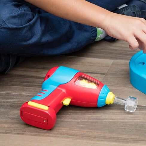 Educational Insights Design & Drill Power Drill, Compatible with Design & Drill Sets, Real Working, Kid-Friendly Toy Drill, Brand New Look in Saudi Arabia