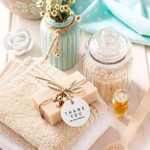 G2PLUS Thank You for Celebrating with Us Tags, 2.2'' Original Design Kraft Paper Gift Tag,100 PCS Thank You Present Tags with String for Gift Wrap,Wedding,Baby Shower, Holiday Party Favor (Brown) in Kuwait