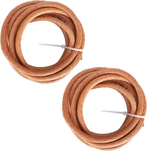2Pcs Sewing Machine Leather Belts Sewing Machine Treadle Belts Sewing Machine Belt Drive Treadle Parts with Hook Sewing Machine Accessories Parts in Saudi Arabia