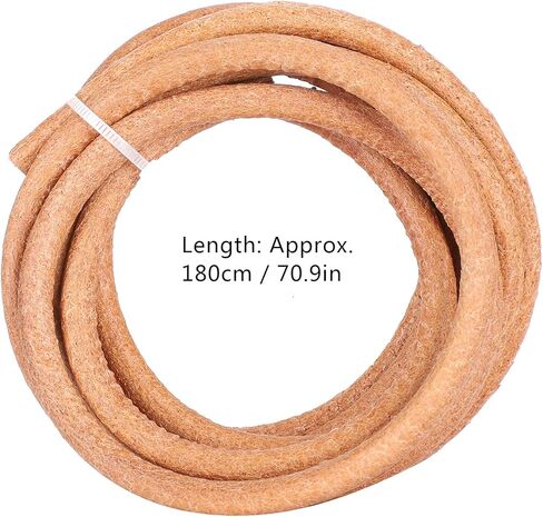 2Pcs Sewing Machine Leather Belts Sewing Machine Treadle Belts Sewing Machine Belt Drive Treadle Parts with Hook Sewing Machine Accessories Parts in Saudi Arabia