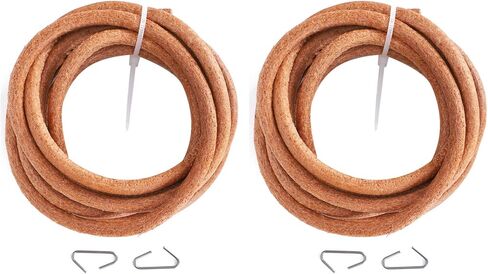 2Pcs Sewing Machine Leather Belts Sewing Machine Treadle Belts Sewing Machine Belt Drive Treadle Parts with Hook Sewing Machine Accessories Parts in Saudi Arabia