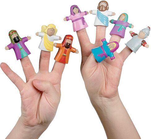 He Lives Religious Finger Puppets for Easter (Set of 24) Sunday School Supplies in Saudi Arabia