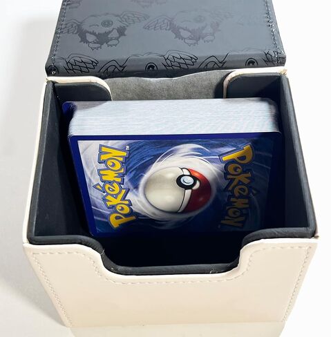 صندوق تجميع بطاقات التداول المغناطيسي من BlackLotos، صندوق تجميع بطاقات التداول المغناطيسي يناسب أكثر من 100 بطاقة YGO مزدوجة الأكمام للبطاقات القابلة للجمع، صندوق بطاقات اللعب (أرجواني) in Kuwait