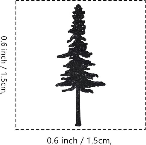 Pine Tree Rubber Stamp, 3/5 Inch Small Mini Christmas Stamp for Scrapbooking Card Making Planner in Saudi Arabia