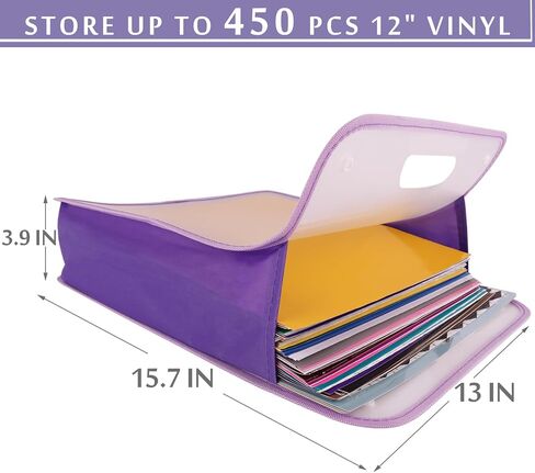 12x12 Paper Storage Organizer,4 Pack Scrapbook Paper/Construction Paper/Vinyl Sheets/A4 Paper/Cutting Mat for Cricut Storage Organizer Craft Supplies in Kuwait