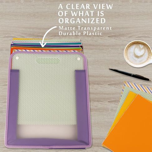 12x12 Paper Storage Organizer,4 Pack Scrapbook Paper/Construction Paper/Vinyl Sheets/A4 Paper/Cutting Mat for Cricut Storage Organizer Craft Supplies in Kuwait