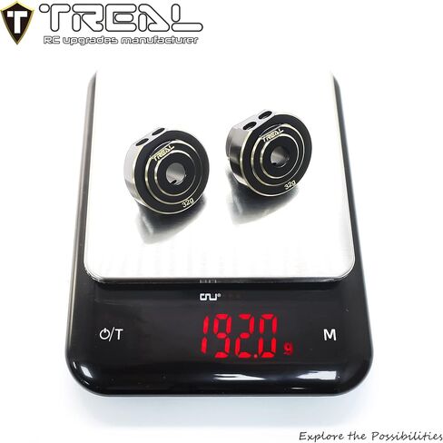 TREAL Brass Rear Axle Counter Weight Upgrades Compatible with 1/10 SCX10 PRO 4WD Kit in Saudi Arabia