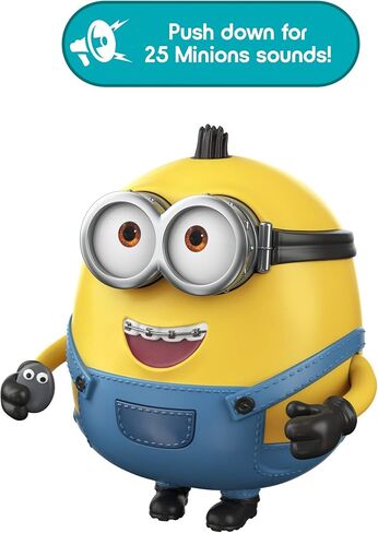 Minions: The Rise of Gru Sing ‘N Babble Otto Interactive Action Figure, Talking Character Toy with 25 Plus Talking & Laughing Sounds 4-in Tall, Gift for Kids Ages 4 Years & Older in Saudi Arabia