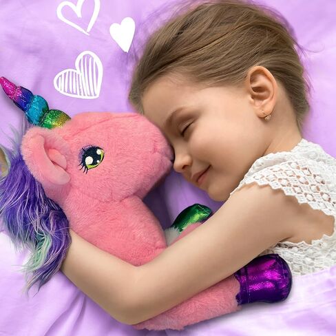 مايندسبروت يونيكورن مامي محشوة بـ 4 أطفال داخل بطنها، للفتيات 3 4 5 6 7 8 سنوات، أفضل هدايا عيد الميلاد، لعبة الحيوانات in Kuwait