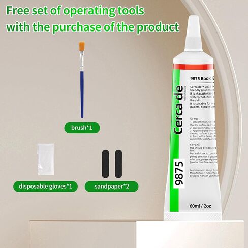 Cerca de Book Glue, Adhesive Clear Color, Soft, Strong, Waterproof, Glue for Book Repair and Bonding, envelopes，Postcards，Paper Craft ，Greeting Cards, Invitations，Crafts DIY，2oz in Kuwait