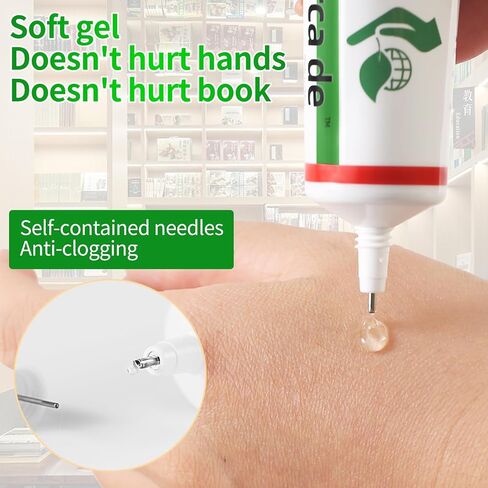 Cerca de Book Glue, Adhesive Clear Color, Soft, Strong, Waterproof, Glue for Book Repair and Bonding, envelopes，Postcards，Paper Craft ，Greeting Cards, Invitations，Crafts DIY，2oz in Kuwait