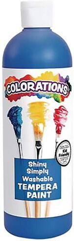 Colorations SSWTRE Simply Shiny Washable Tempera, Red - 16 oz. in Saudi Arabia