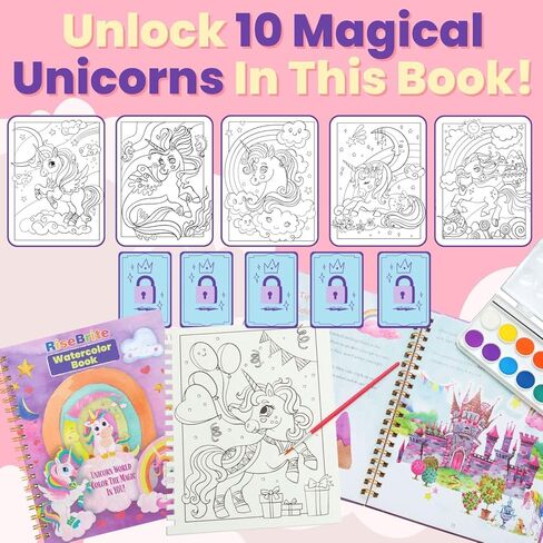 مجموعة ألوان مائية يونيكورن للاطفال in Kuwait