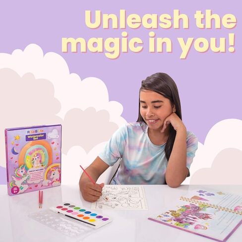 مجموعة ألوان مائية يونيكورن للاطفال in Kuwait