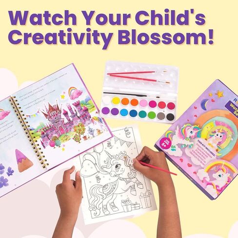 مجموعة ألوان مائية يونيكورن للاطفال in Kuwait