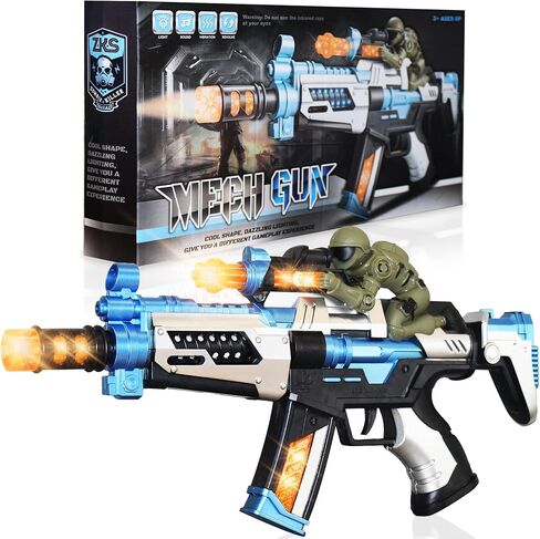 ArtCreativity FuryX Light Up Toy Gun for Kids with Sound & LEDs, 16 Inch in Saudi Arabia