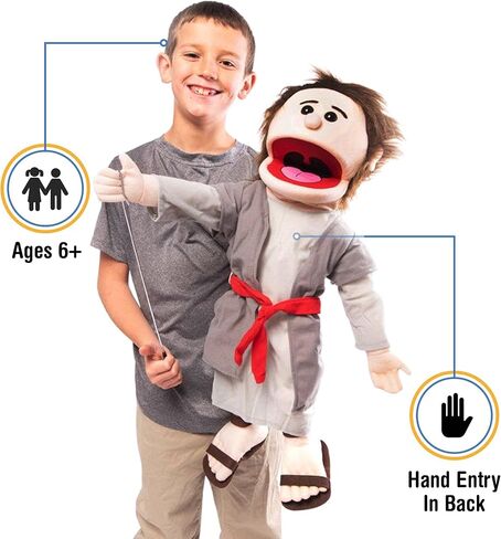 25" Shepherd, Full Body Bible Character, Christian Ministry Puppet in Saudi Arabia
