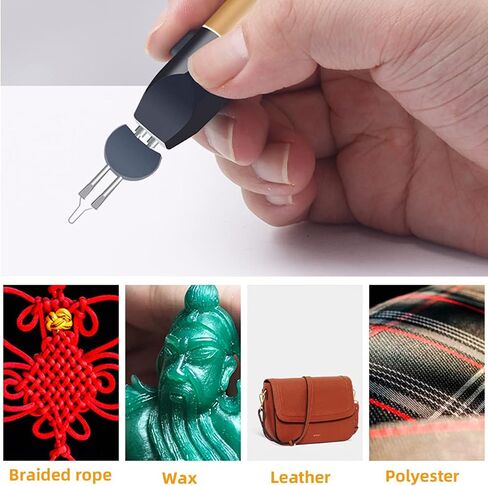 Chispee Thread Burner I with One Touch Thread Burner Zap Tool for Finishing Bead Weaving, Sewing, Leather Work, Fast Melting Wax& Jewelry Making (1Pc Thread Burning I + 6Pcs Tips) in Kuwait