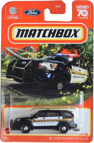 Matchbox 2016 Ford Interceptor Utility, Black 24/100 [Sheriff] in Saudi Arabia