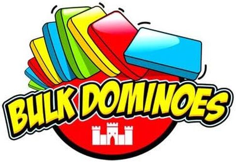 Bulk Dominoes Plastic Bulk 100pcs – Building and Stacking and Chain Reaction Toppling STEAM Toy Blocks for Kids (Black) in Saudi Arabia