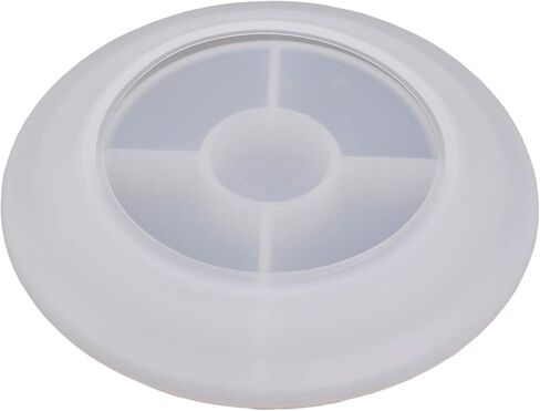 Diameter 6.5 Inch Plate Epoxy Mold Resin Plate Making Silicone Mold, 0.78" Depth in Kuwait