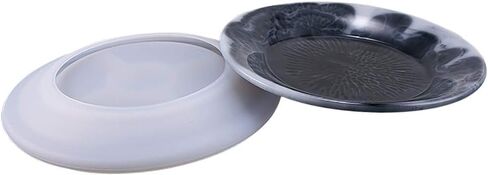 Diameter 6.5 Inch Plate Epoxy Mold Resin Plate Making Silicone Mold, 0.78" Depth in Kuwait