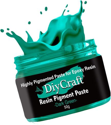 Resin Pigment Paste - Highly Pigmented Paste for Epoxy Resin 50g, Epoxy Resin Supplies for DIY Resin Art Jewelry Making, Concentrated UV Resin Colorant for Woodwork, Crafts (Black) in Saudi Arabia