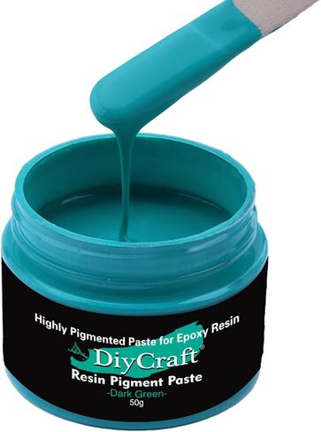 Resin Pigment Paste - Highly Pigmented Paste for Epoxy Resin 50g, Epoxy Resin Supplies for DIY Resin Art Jewelry Making, Concentrated UV Resin Colorant for Woodwork, Crafts (Black) in Saudi Arabia