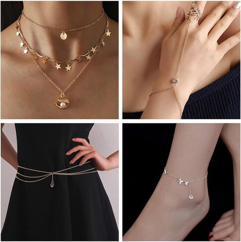 pandahall 16.4 قدم سلسله الخرز الفضائية لصنع المجوهرات السوداء الفولاذ المقاوم للصدا كابل ربط سلسله لفة قلادة سلسله السائبة مع حلقات القفز جراد البحر المشابك لصنع المجوهرات in Kuwait