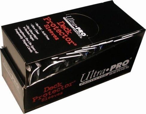 Ultra Pro PRO-MATTE SMALL (600 Count) Black Deck Protector Sleeves - YuGiOH 10 Pack Box/Case in Saudi Arabia