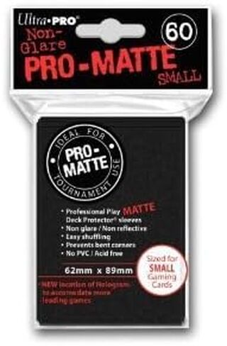 Ultra Pro PRO-MATTE SMALL (600 Count) Black Deck Protector Sleeves - YuGiOH 10 Pack Box/Case in Saudi Arabia