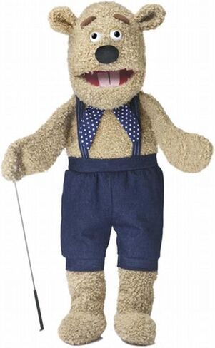 28" Silly Bear w/ Arm Rod, Full Body, Ventriloquist Style, Animal Puppet in Saudi Arabia