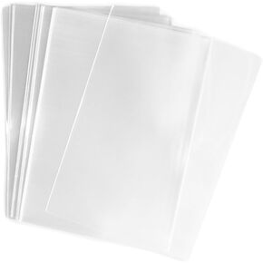 UNIQUEPACKING 8x10 (O) Clear Open-End Flat Cello Cellophane Bags - Pack of 100 in Kuwait