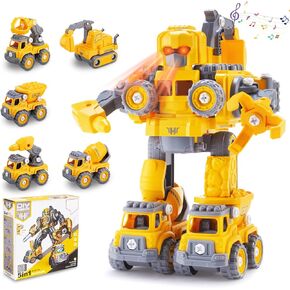 ألعاب STEM للأولاد من عمر 5 6 7 8 9 سنوات مع مجموعة ألعاب روبوت تيك بارت مع [أصوات روبوت وأضواء وامضة] - ألعاب بناء 5 في 1 للأطفال في سن 8 إلى 12، مجموعة بناء مثالية للأولاد والبنات in Kuwait