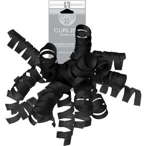 Jillson Roberts 6-Count Self-Adhesive Grosgrain Curly Bows Available in 15 Colors, Party Mix