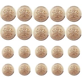 20 قطعة أزرار ذهبية للسترة، أزرار سترة 15 مم 20 مم، أزرار معدنية لخياطة الرجال والنساء أزرار ذهبية للسترات والسترات والمعاطف الرياضية والبدلات والزي الرسمي والسترات in Kuwait