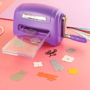 Mini Manual Die Cutting and Embossing Machine for DIY,Hand Embossing Machine for DIY Die Cutting Embossing Paper Card Craft Scrapbooking Dies Cutter Photo Album Decorative Craft Scrapbooking Supplies
