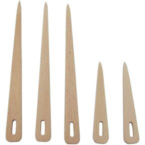 5 قطع الخشب نسج الكروشيه إبرة الخشب النول عصا نسج صنع أدوات الحرف DIY in Kuwait