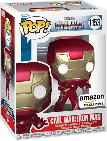 Funko Pop! Marvel: Captain America: Civil War Build A Scene - Iron Man, Amazon Exclusive, Figure 11 of 12 in Saudi Arabia