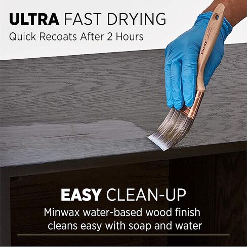 بخاخ حماية من البولي أكريليك 33333000 من مينواكس للخشب، ساتان شفاف، 11.5 أونصة. علبة رذاذ in Kuwait