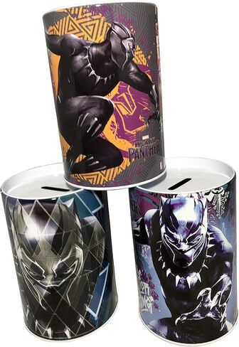 Black Panther Set of 3 Kids Money (Coin) Saving Bank in Kuwait