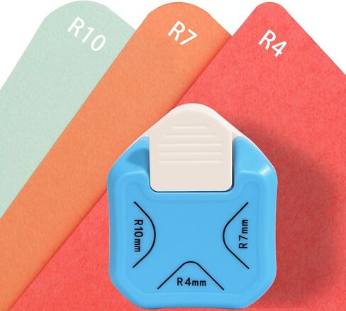 3 Way Corner Rounder Punch,3 in 1 Corner Rounder Punch,Round Corner Trimmer Cutter for Card Photo Paper，business cards， gift card and DIY filmy Plastic card， 4mm 7mm 10mm Craft Corner Punch Paper Cutter for Scrapbooking Supplies in Saudi Arabia
