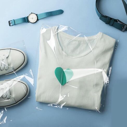 أكياس سيلوفان ذاتية الغلق مقاس 12 × 16 بوصة من Easytle، أكياس ملابس شفافة ذاتية اللصق، أكياس هدايا تشيلو، أكياس بولي بلاستيكية للملابس، قمصان، تغليف هدايا الحفلات، أعمال فنية (20 قطعة) in Kuwait