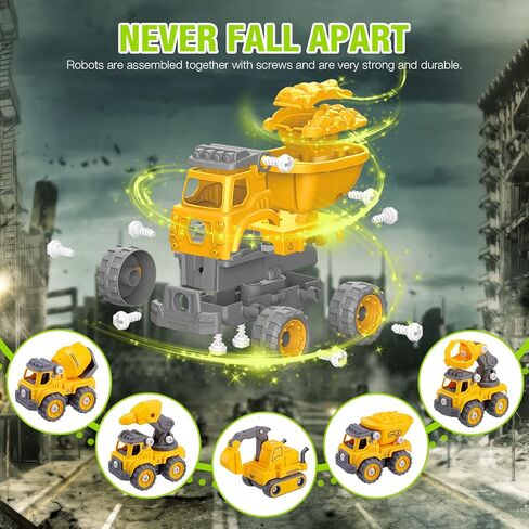 ألعاب STEM للأولاد من عمر 5 6 7 8 9 سنوات مع مجموعة ألعاب روبوت تيك بارت مع [أصوات روبوت وأضواء وامضة] - ألعاب بناء 5 في 1 للأطفال في سن 8 إلى 12، مجموعة بناء مثالية للأولاد والبنات in Kuwait