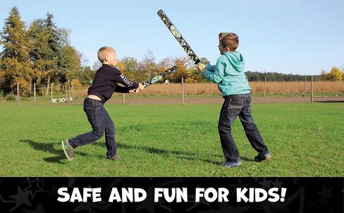 Sunflex Fandango Striker Sticks - Foam Swords For Athletic Training and Workout - Outdoor Sports Game - Set Of Two with Storage Drawstring Bag Included in Kuwait