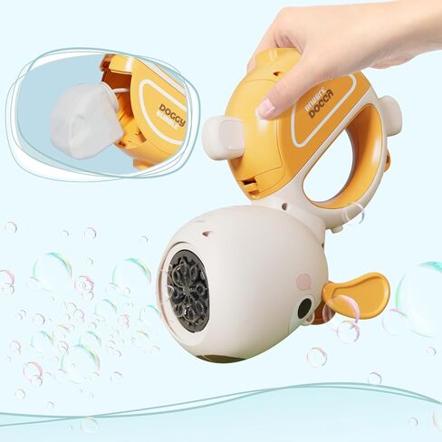 Bubble Machine Gun for Toddlers Kids, Automatic Bubble Maker with Concentrated Solutions, Bubble Toys for Kids, Bubble Guns Outdoor Toys for Park Beach Wedding Party in Kuwait