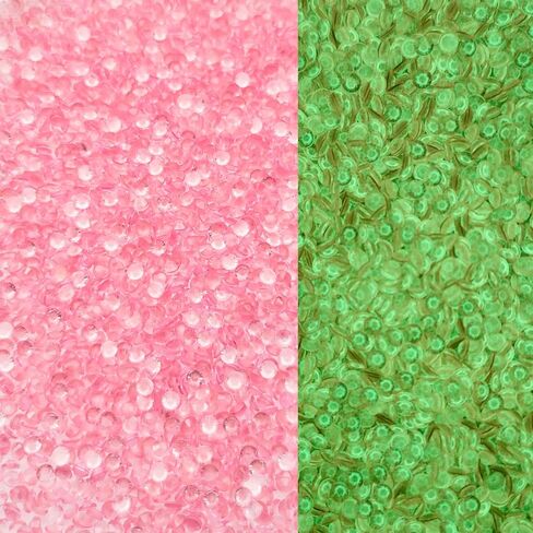 4500 قطعة من أحجار الراين المسطحة من الراتنج مقاس 4 مم من Mulutoo، تتوهج في الظلام وأحجار الراين المسطحة الشفافة الكريستالية للحرف اليدوية والأكواب والأكواب والزجاجات والأظافر وحجر الأحجار الكريمة الماسية الفضفاضة (أبيض-1) in Kuwait