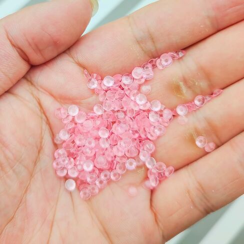 4500 قطعة من أحجار الراين المسطحة من الراتنج مقاس 4 مم من Mulutoo، تتوهج في الظلام وأحجار الراين المسطحة الشفافة الكريستالية للحرف اليدوية والأكواب والأكواب والزجاجات والأظافر وحجر الأحجار الكريمة الماسية الفضفاضة (أبيض-1) in Kuwait