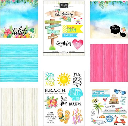مجموعة Scrapbook Custom Tahiti Getaway in Kuwait